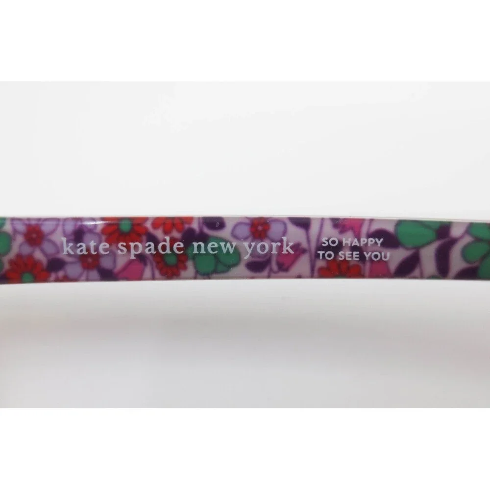 Kate Spade Miriam/G LHF Purple Floral Eyeglasses Frames 52-16-140
